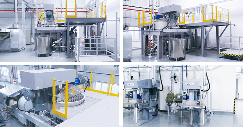high viscosity mixing production line