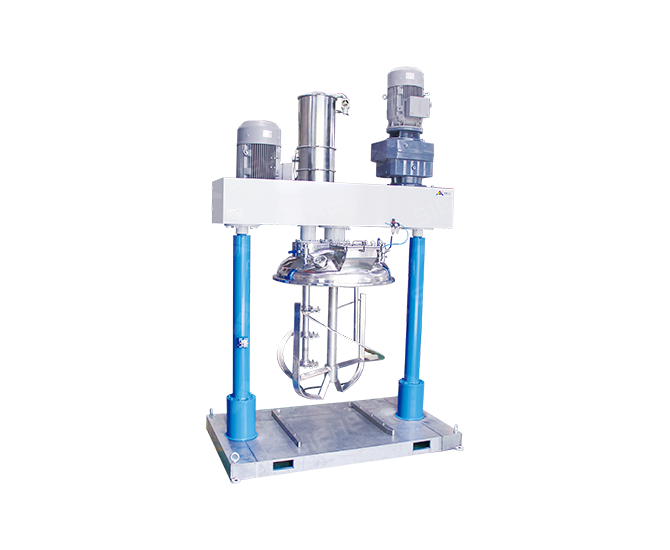 Hydraulic Lifting Multi-functional Tri-shaft Mixer