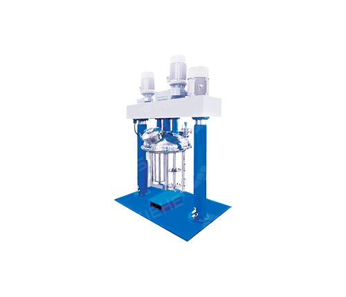 Multi-functional Tri-shaft Mixer (Hydraulic Lifting)