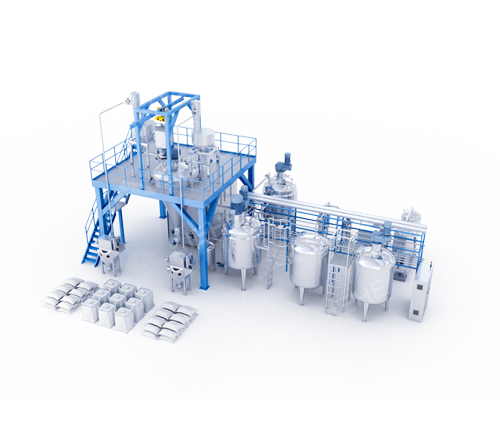 Sistema Automático de Producción de Lodo Líquido de Alta Velocidad