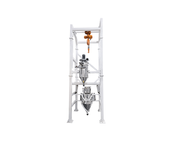 Discharging and Feeding Station for both small bag and ton bag