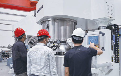 Successful Acceptance of Double Planetary Mixer for WACKER
